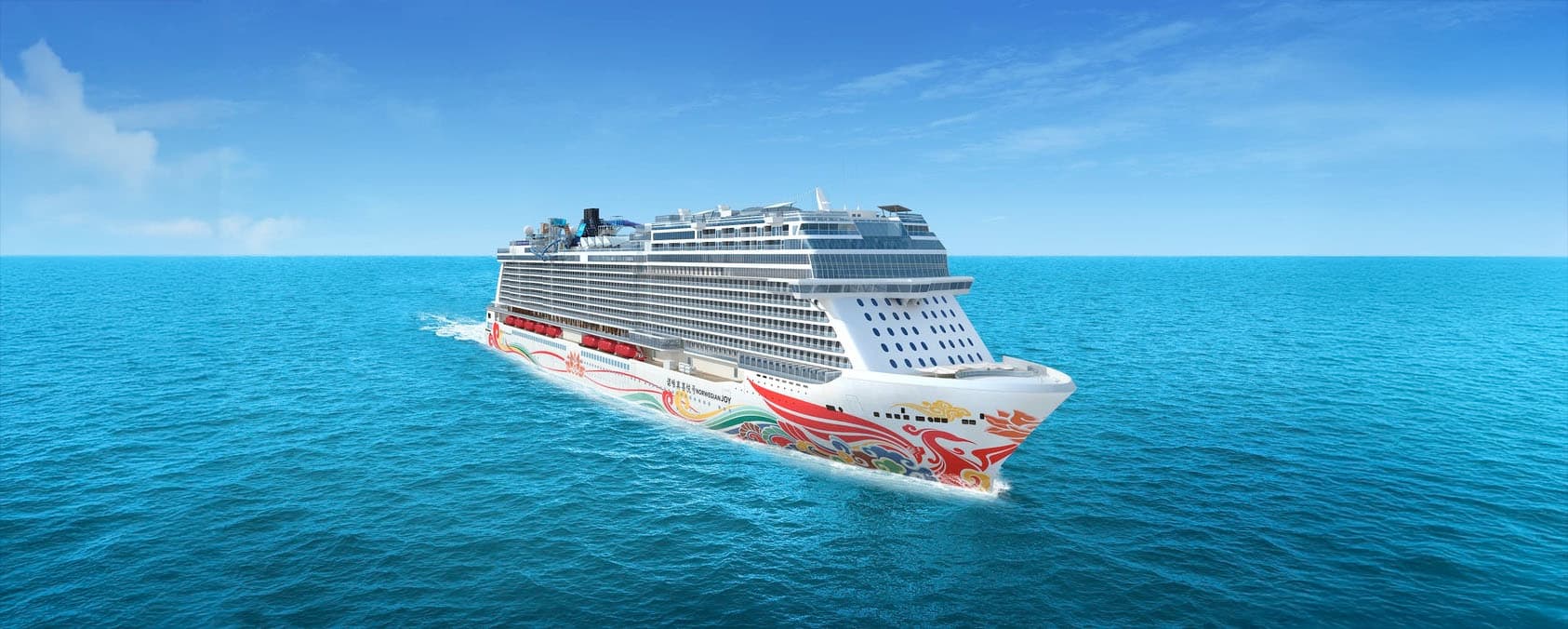 The Norwegian Joy at sea