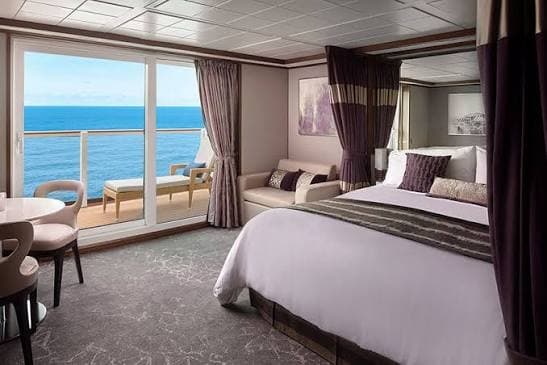 A stateroom on board